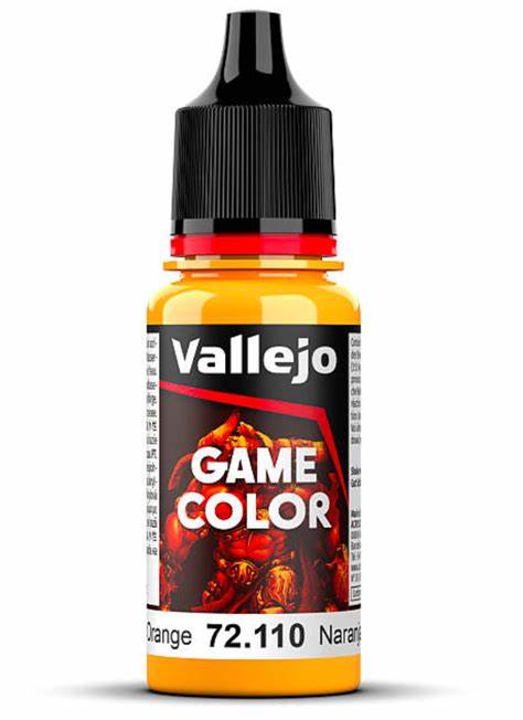 GAME COLOR: SUNSET ORANGE, 18 ML.1