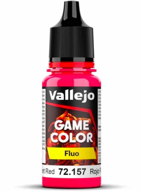 GAME COLOR: FLUO- FLUORESCENT RED, 18 ML.1