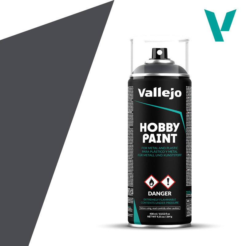 PRIMER: HOBBY PAINT- AFV COLOR- AEROSOL- PANZER GREY, 400 ML.1
