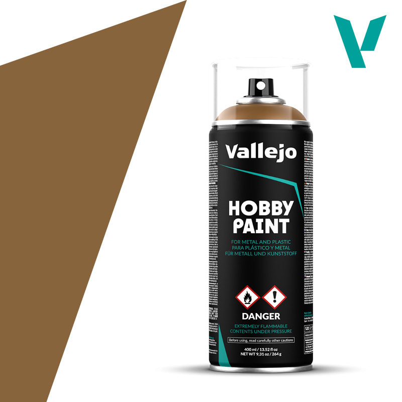 PRIMER: HOBBY PAINT- FANTASY COLOR- AEROSOL- LEATHER BROWN, 400 ML.1