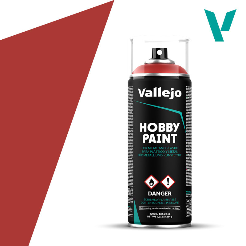 PRIMER: HOBBY PAINT- FANTASY COLOR- AEROSOL- SCARLET RED, 400 ML.1
