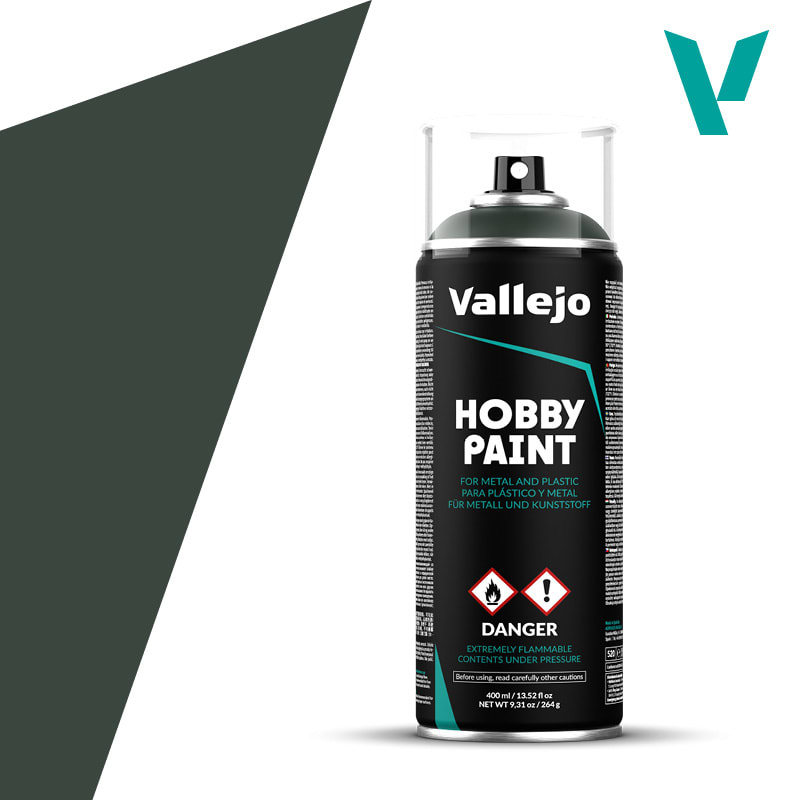 PRIMER: HOBBY PAINT- FANTASY COLOR- AEROSOL- DARK GREEN, 400 ML.1