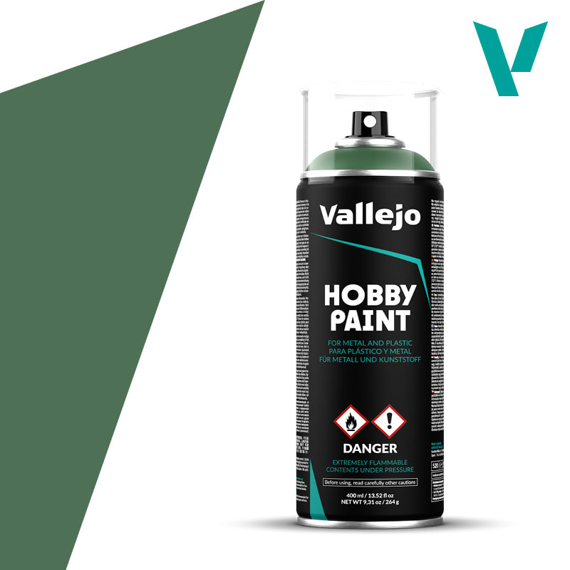 PRIMER: HOBBY PAINT- FANTASY COLOR- AEROSOL- SICK GREEN, 400 ML.1