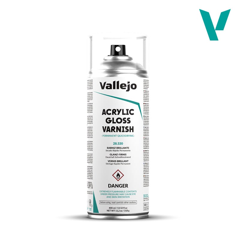 VARNISH: AEROSOL- GLOSS VARNISH, 400 ML.1