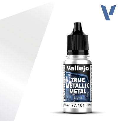 TRUE METALLIC METAL: LIGHT- STERLING SILVER, 18 ML.1
