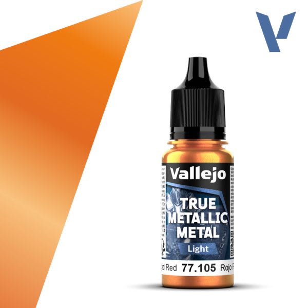 TRUE METALLIC METAL: LIGHT- FORGED RED, 18 ML.1
