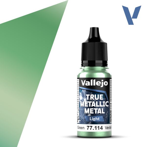 TRUE METALLIC METAL: LIGHT- DUSKEN GREEN, 18 ML.1
