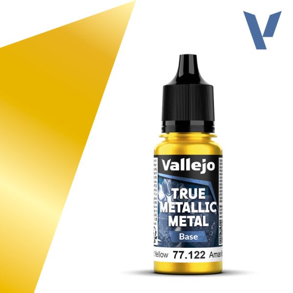 TRUE METALLIC METAL: BASE- RADIANT YELLOW, 18 ML.1