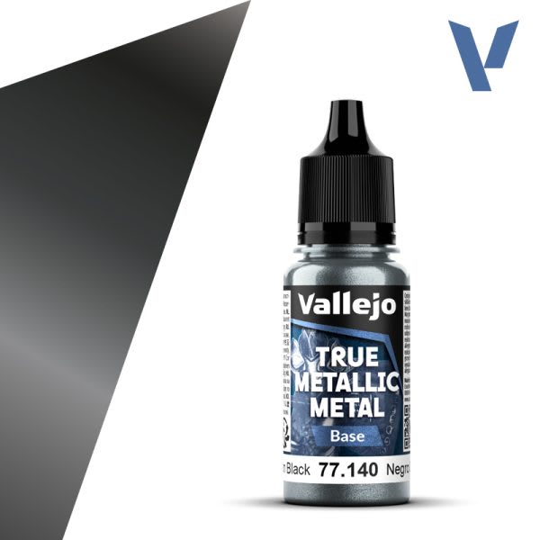 TRUE METALLIC METAL: BASE- OBSIDIAN BLACK, 18 ML.1