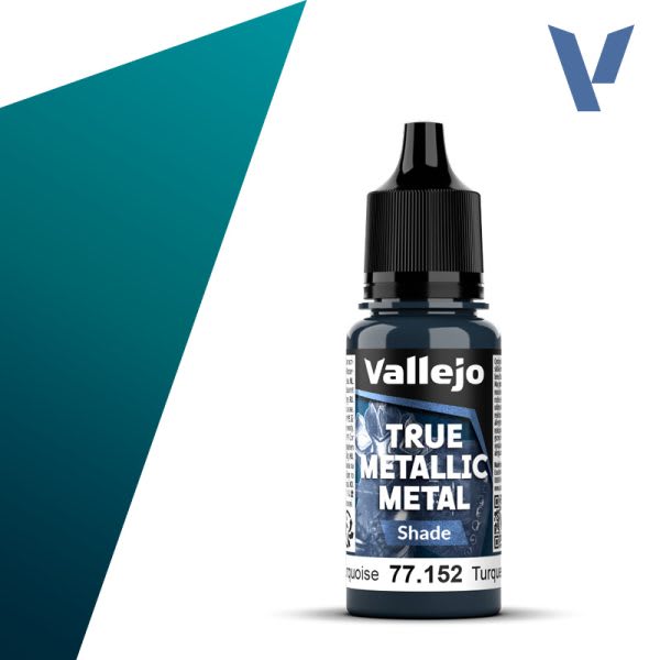 TRUE METALLIC METAL: SHADE- HYDRA TURQUOISE, 18 ML.1
