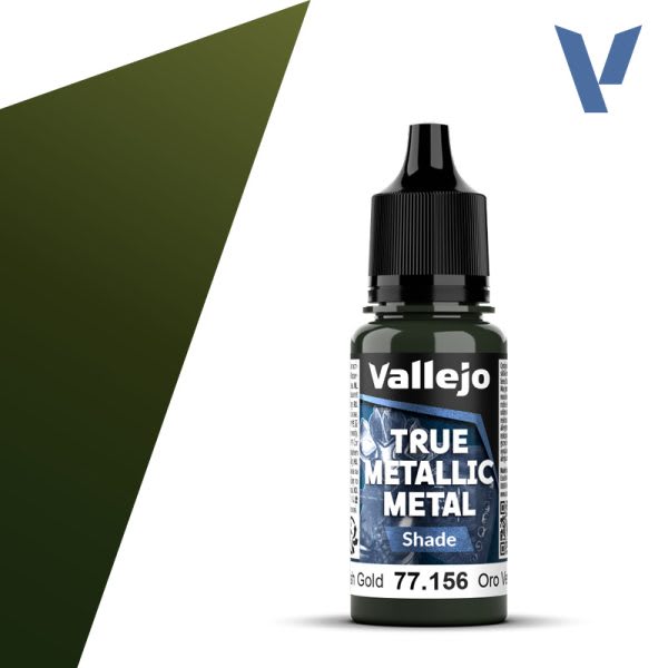 TRUE METALLIC METAL: SHADE- GREENISH GOLD, 18 ML.1