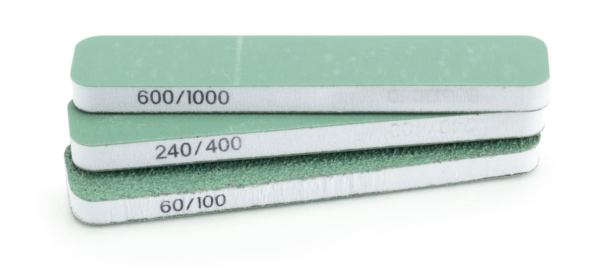 HERRAMIENTAS MODELISMO SET DE 3 FLEXI SANDERS DOBLE GRANO (90X19X6MM)1