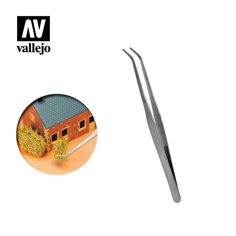 TOOLS TWEEZERS- STRONG CURVED STAINLESS STEEL TWEEZERS (175 MM)1