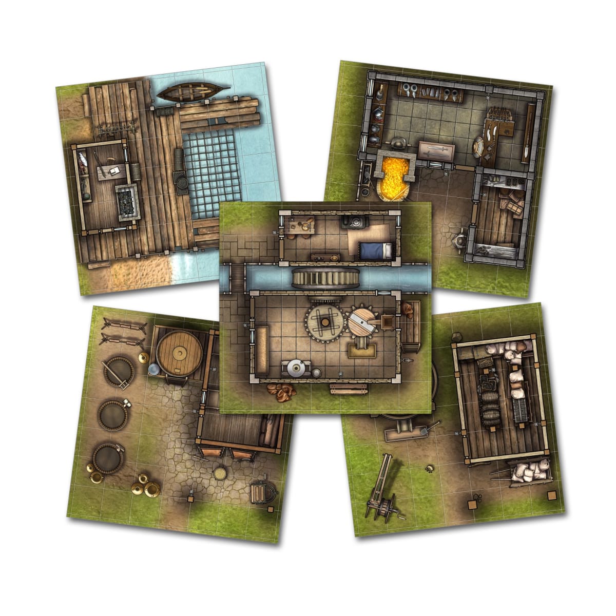 MAP TILES - VILLAGES1
