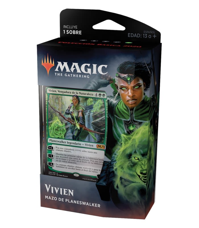 MTG 2020 COLECCION BASICA MAZO DE PLANESWALKER (ESPAÑOL) - VIVIEN1