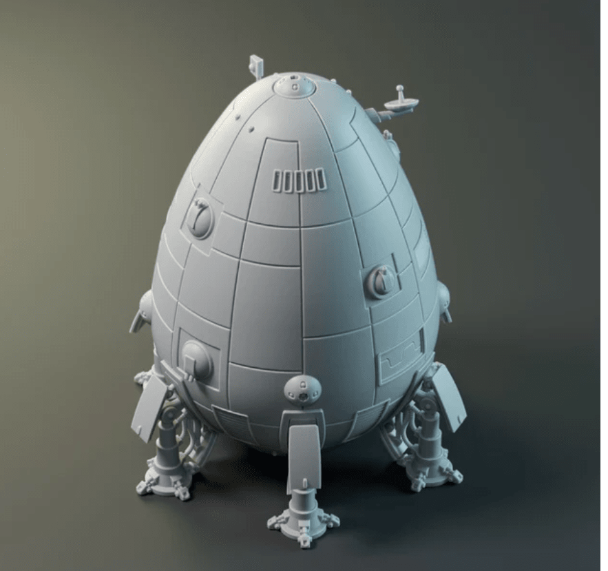 BATTLETECH: MAP SCALE DROPSHIP- OVERLORD-CLASS1