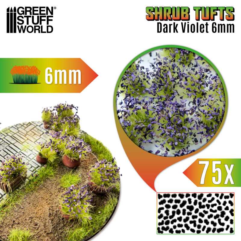 TUFTS MATORRAL - VIOLETA OSCURO / DARK VIOLET SHRUB TUFT2