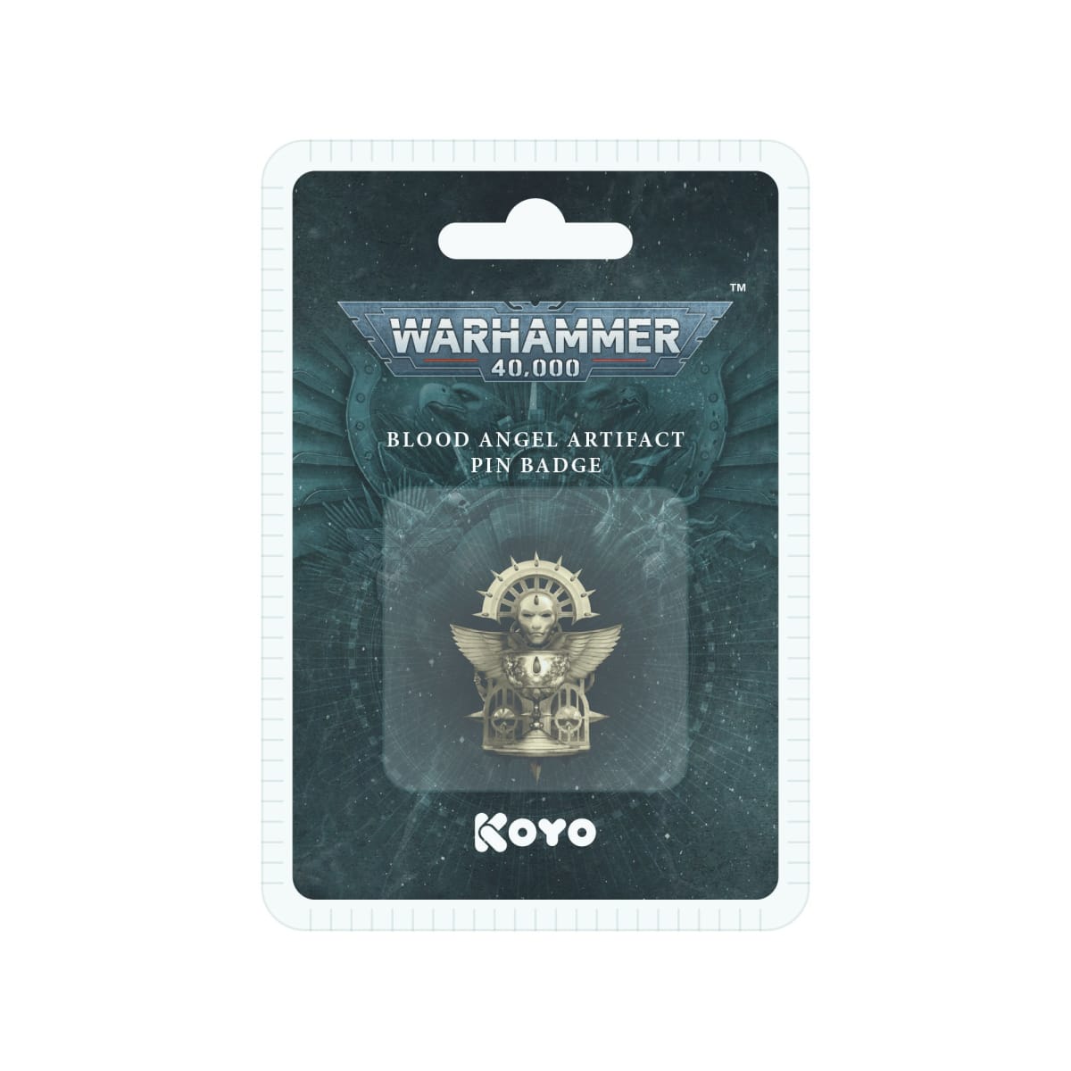 WARHAMMER 40000 BLOOD ANGELS 3D ARTIFACT PIN1