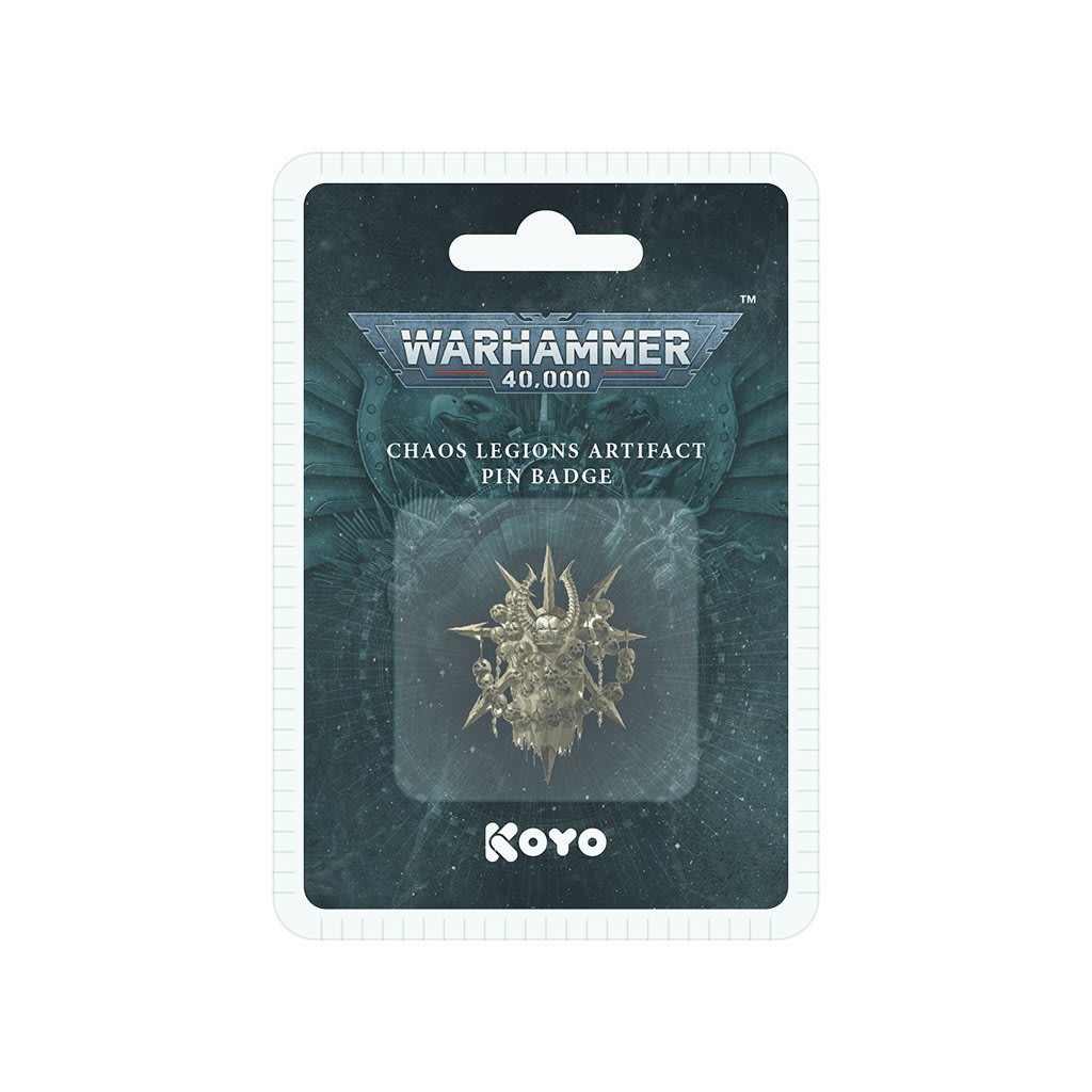 WARHAMMER 40000 CHAOS LEGIONS 3D ARTIFACT PIN1