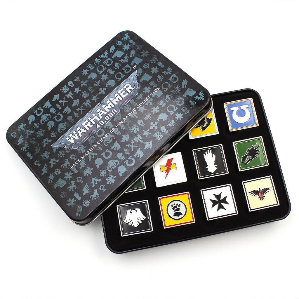 WARHAMMER 40000 SPACE MARINE CHAPTER PIN COLECCTION1