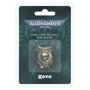 WARHAMMER 40000 SPACE WOLF ED ARTIFACT PIN1