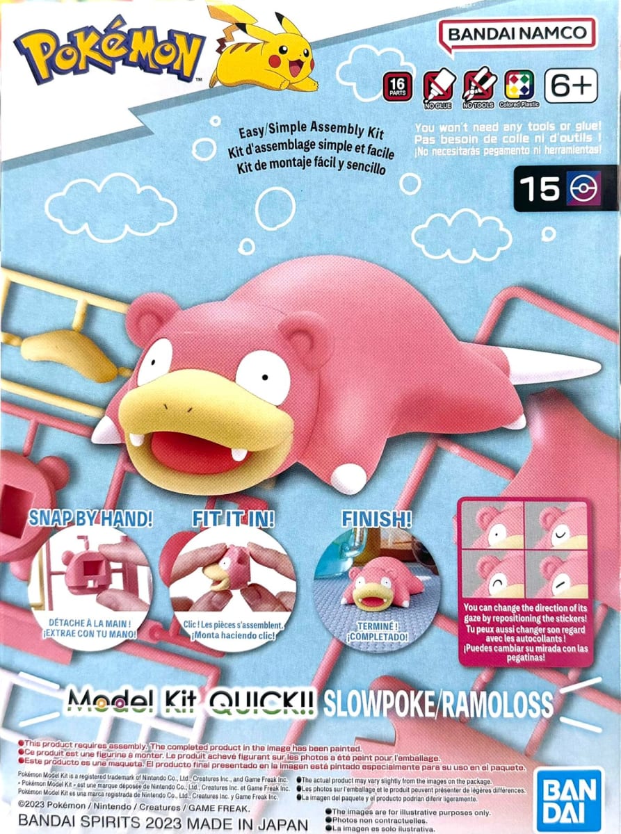 MODEL KIT POKEMON SLOWPOKE 15 QUICK BANDAI HOBBY1