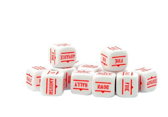 Bolt Action: Orders Dice pack - White1