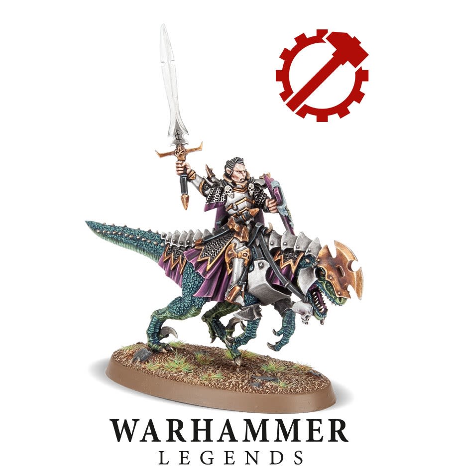 WARHAMMER LEGENDS: DARK ELF DREADLORD ON COLD ONE (MADE TO ORDER)1