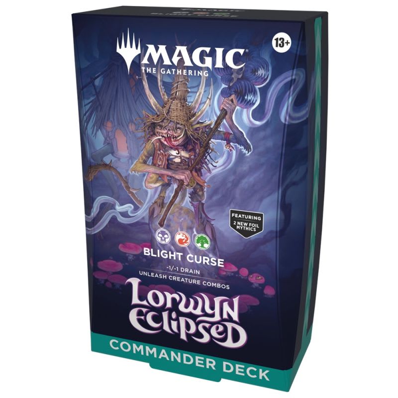 MTG: LORWYN ECLIPSED COMMANDER DECK BLIGHT CURSE1