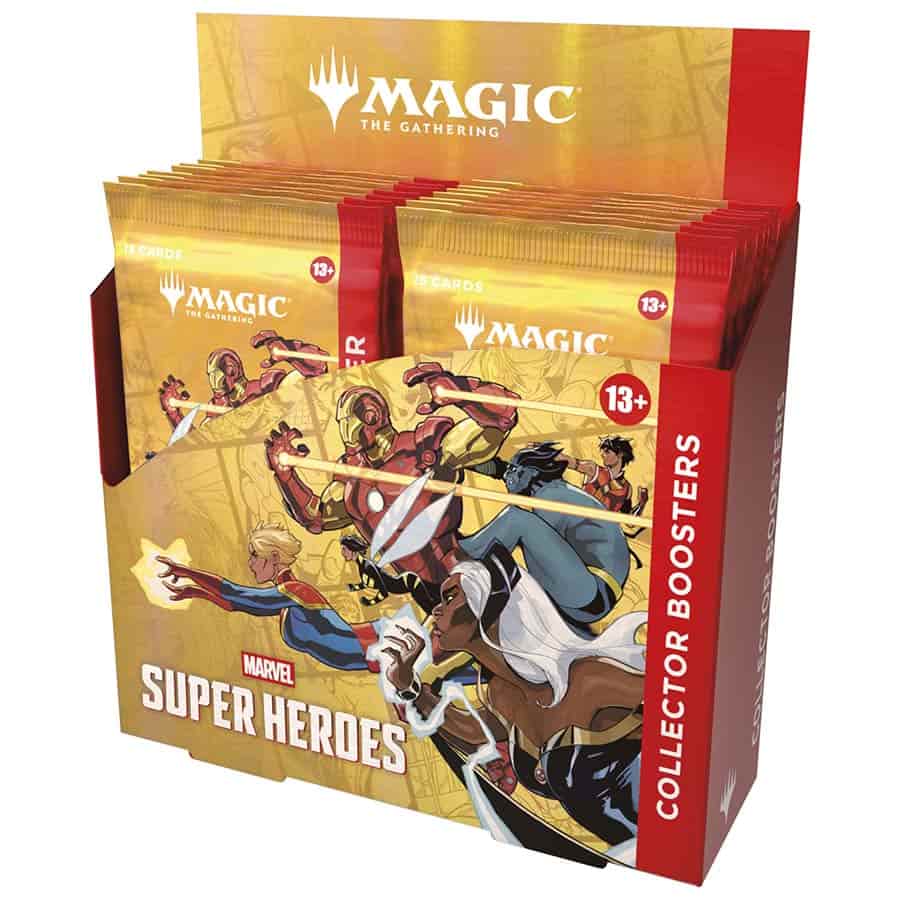MTG: UNIVERSES BEYOND- MARVEL SUPER HEROES COLLECTORS BOOSTER DISPLAY1