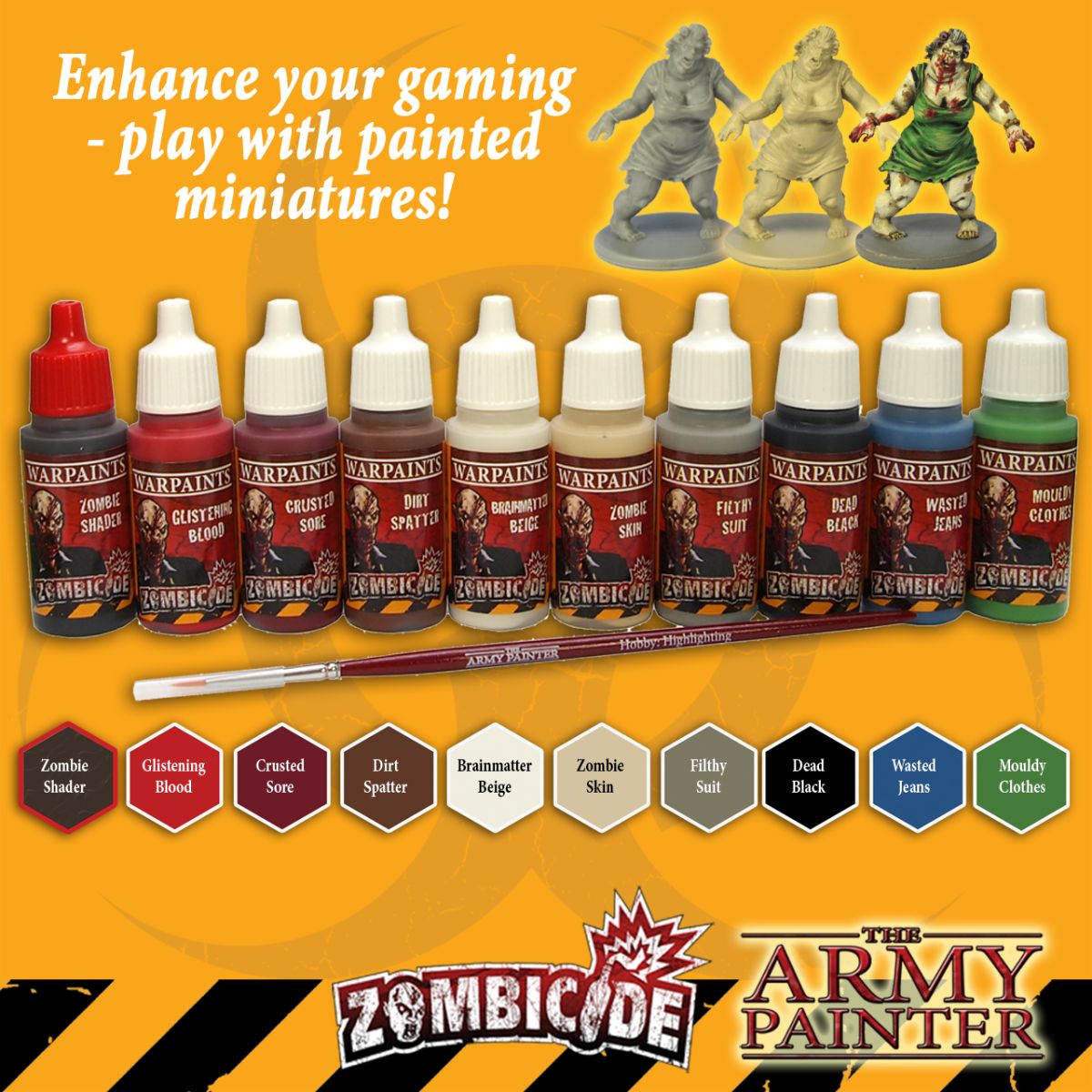 ARMY PAINTER - ZOMBICIDE: ZOMBIE CORE PAINT SET (ESPAÑOL)2