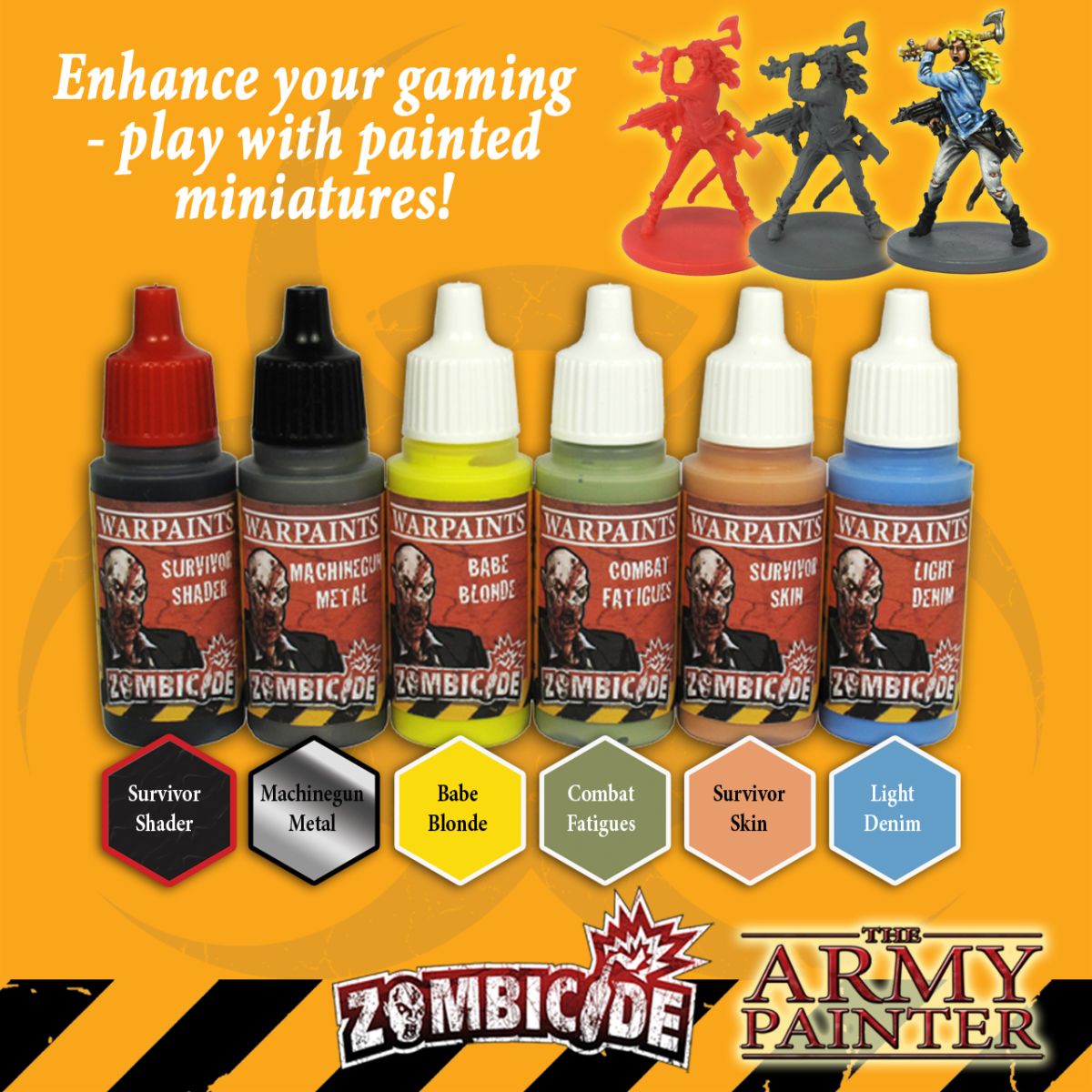 ARMY PAINTER - ZOMBICIDE: SURVIVOR PAINT SET (ESPAÑOL)2