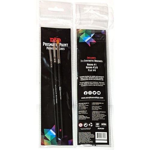 Brush Set D&D Prismatic Paint- 3-Brush Set1