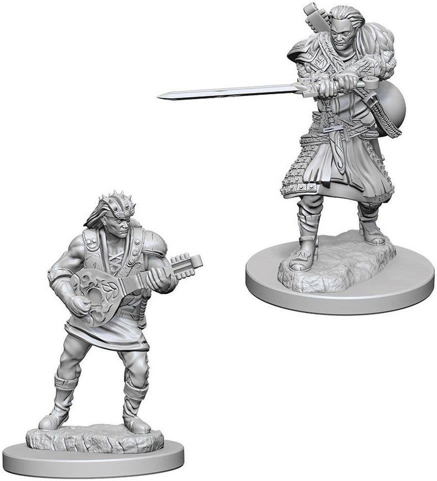 D&D NOLZUR'S MARVELOUS UNPAINTED MINIS: HUMAN MALE BARD1