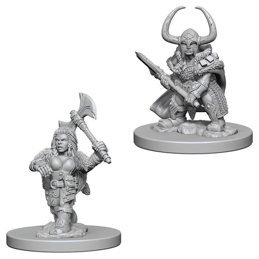 D&D NOLZUR'S MARVELOUS UNPAINTED MINIS: DWARF FEMALE BARBARIAN1