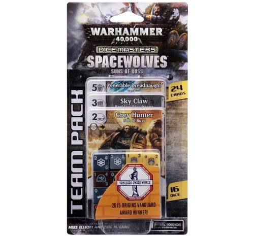 WARHAMMER 40,000 DICE MASTERS: SPACE WOLVES SONS OF RUSS TEAM PACK (INGLES)1