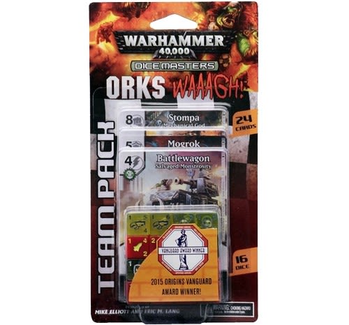 WARHAMMER 40,000 DICE MASTERS: ORKS WAAAGH! TEAM PACK (INGLES)1