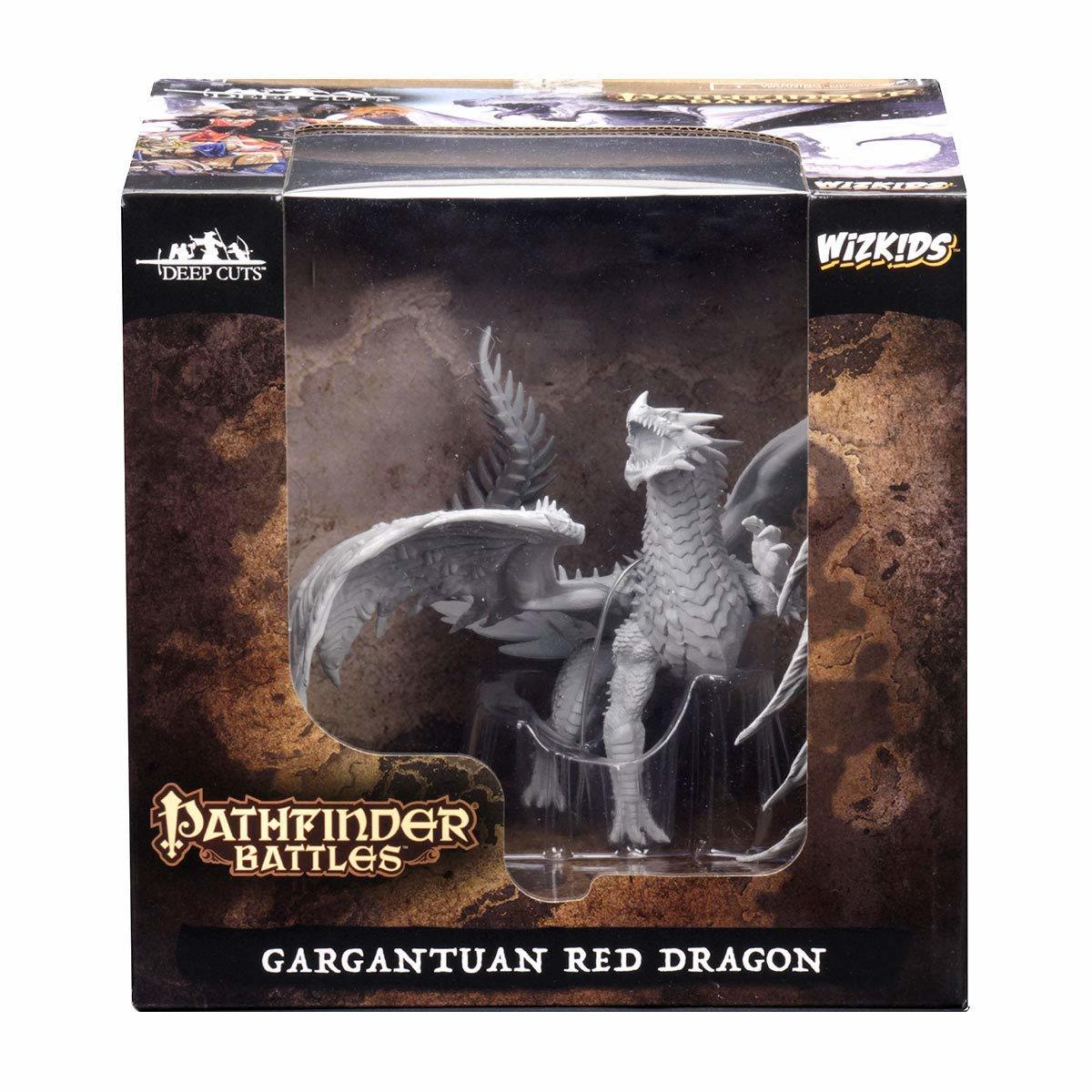 WIZKIDS PATHFINDER DEEP CUTS UNPAINTED MINIATURES: GARGANTUAN RED DRAGON2