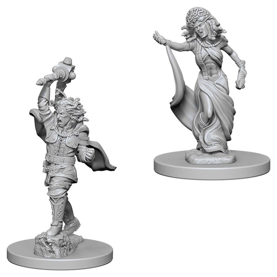 D&D NOLZUR'S MARVELOUS UNPAINTED MINIS: MEDUSAS OLD1