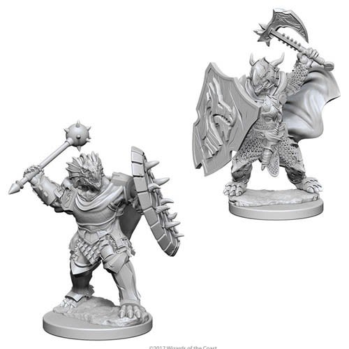 D&D NOLZUR'S MARVELOUS UNPAINTED MINIS: DRAGONBORN MALE PALADIN OLD1