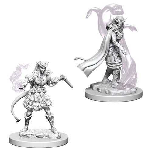 D&D NOLZUR'S MARVELOUS UNPAINTED MINIS: TIEFLING FEMALE SORCERER OLD1