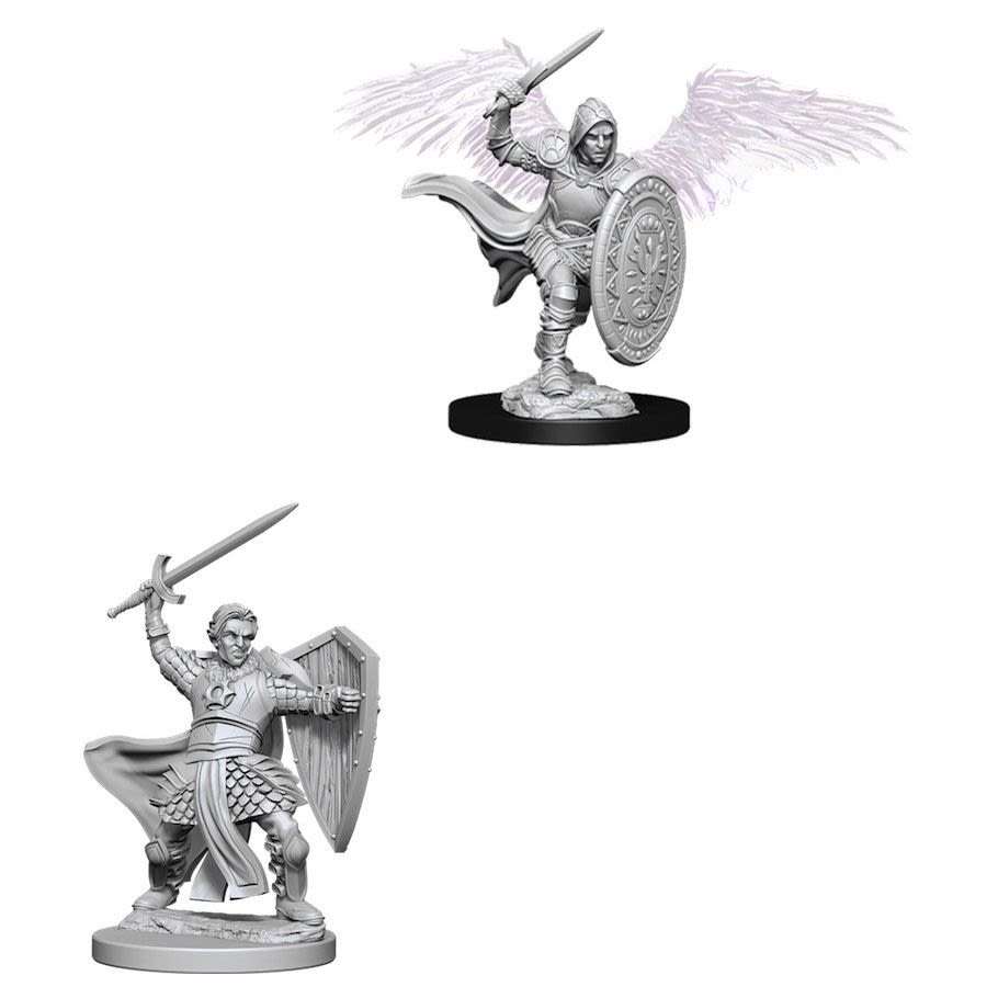 D&D NOLZUR'S MARVELOUS UNPAINTED MINIATURES: AASIMAR MALE PALADIN1