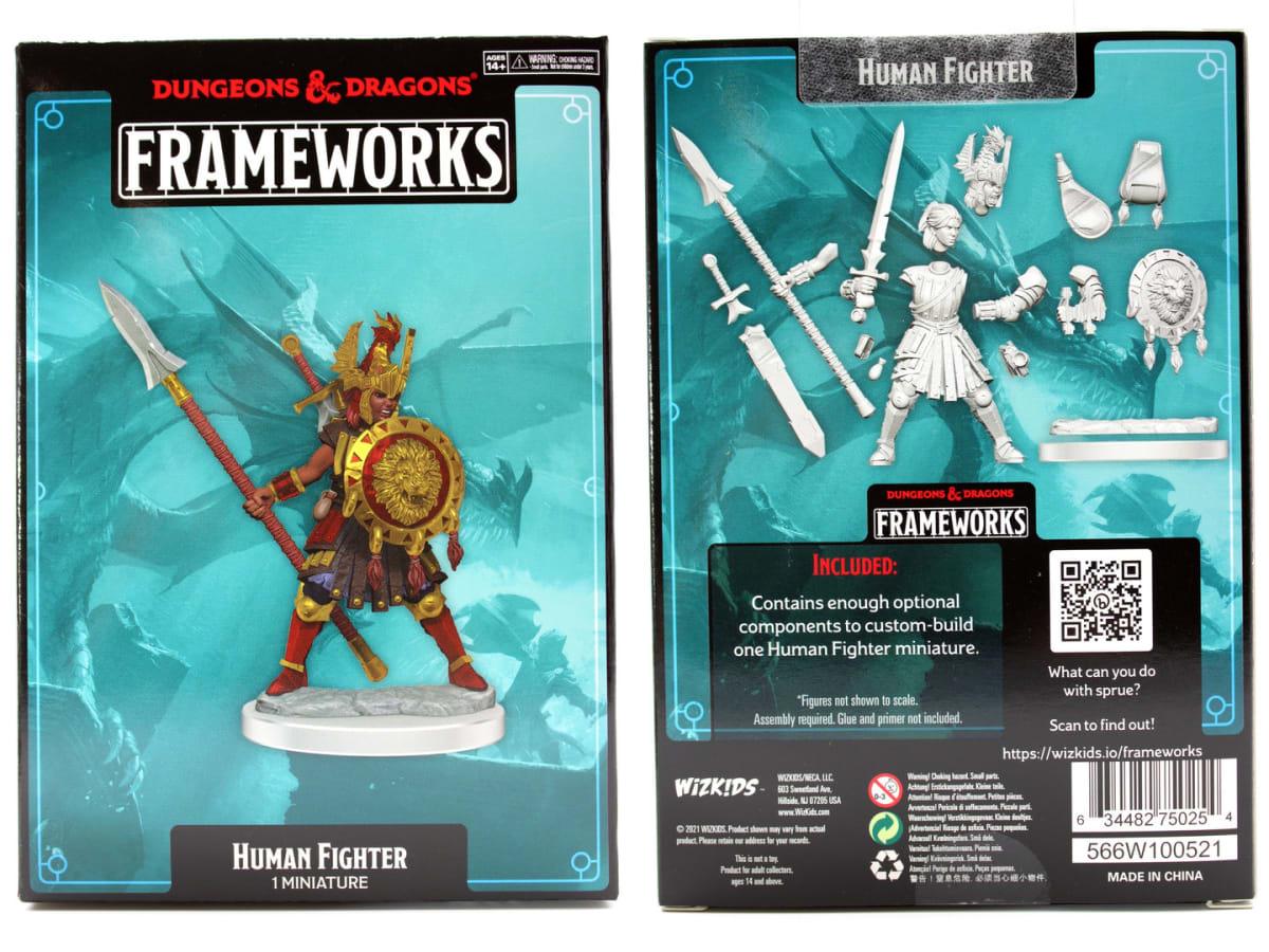 D&D Frameworks Wave 1- Human Fighter Female1