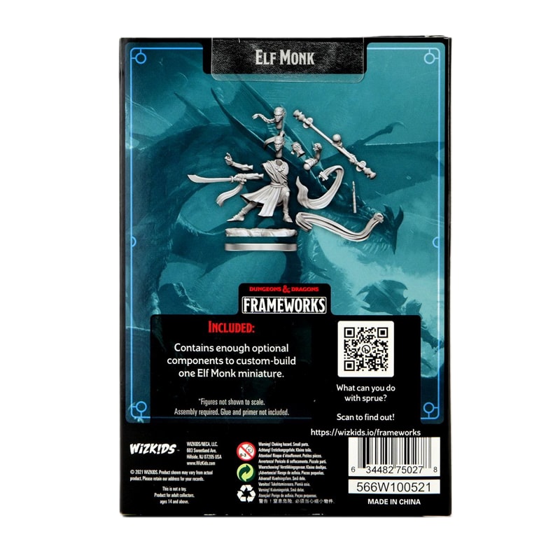 D&D Frameworks Wave 1- Elf Monk Male1