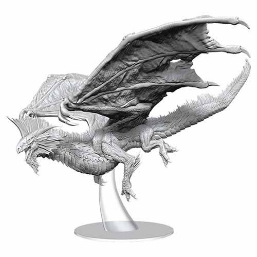 D&D Minis Adult Silver Dragon1