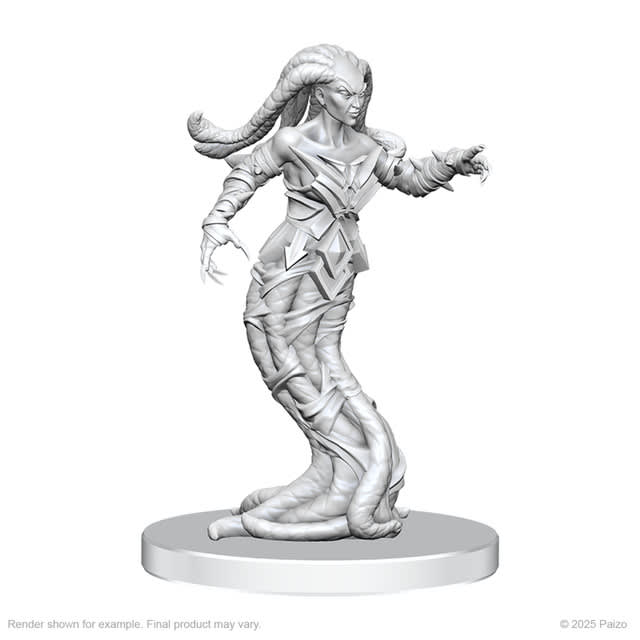 PATHFINDER BATTLES DEEP CUTS MINIATURES: WAVE 27- GYLOU (HANDMAIDEN DEVIL) & FERRUGON (RUST DEVIL)2