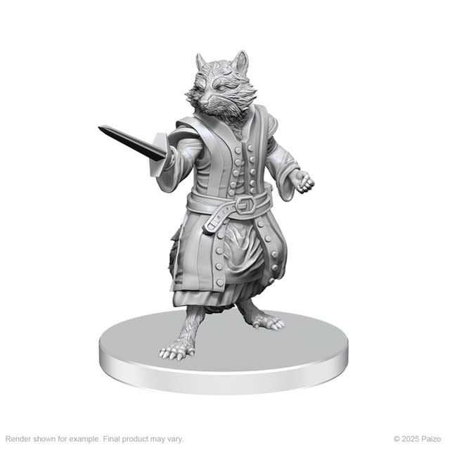 PATHFINDER BATTLES DEEP CUTS MINIATURES: WAVE 27- PROCYAL (RACCOON AGATHION) & ZOAEM (RING ARCHON)2