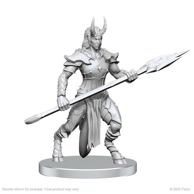 PATHFINDER BATTLES DEEP CUTS MINIATURES: WAVE 27- VORDINE (INFANTRY DEVIL) & PITBORN ROGUE2