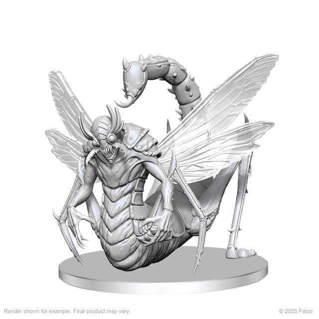 PATHFINDER BATTLES DEEP CUTS MINIATURES: WAVE 27- DERAKNI (LOCUST DEMON)1