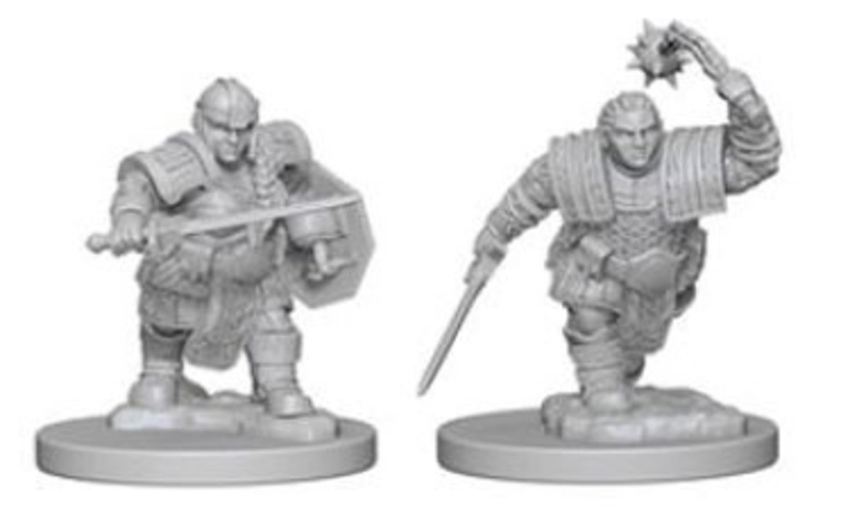 D&D NOLZUR'S MARVELOUS UNPAINTED MINIS: DWARF FEMALE FIGHTER1